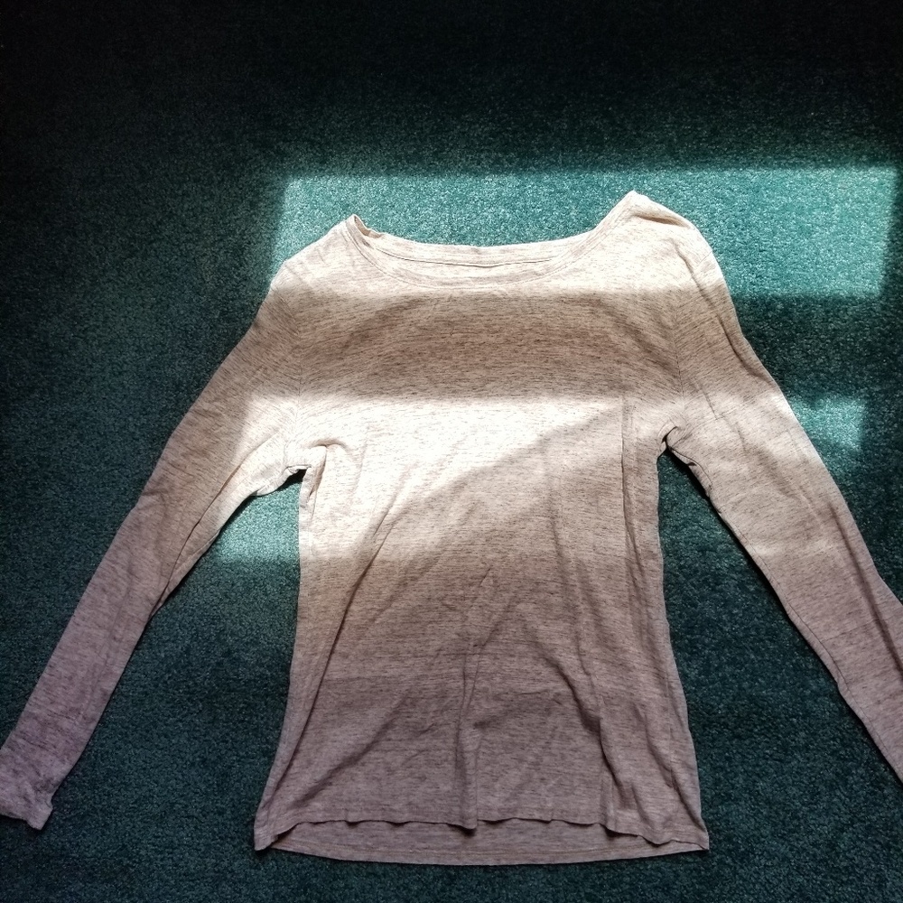 BEIGE BRINDLE LONG SLEEVE